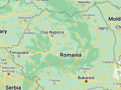 Map showing location of Adămuş (46.3, 24.23333)