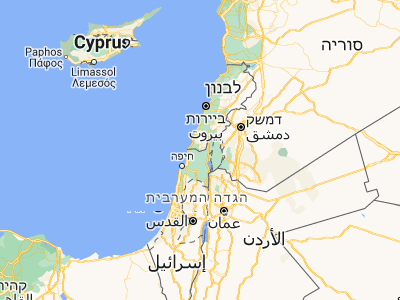 Map showing location of Ain Ebel (33.11023, 35.40251)