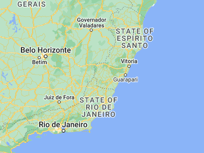 Map showing location of Alegre (-20.76361, -41.53306)