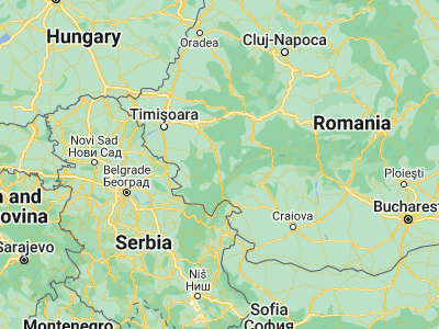 Map showing location of Armeniş (45.2, 22.31667)