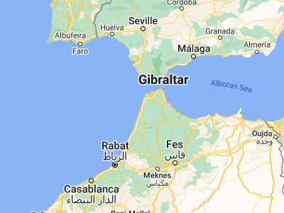 Map showing location of Asilah (35.46502, -6.0348)