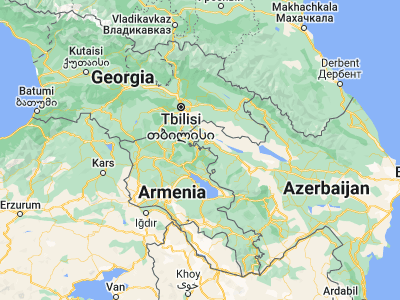 Map showing location of Azatamut (40.98847, 45.20097)