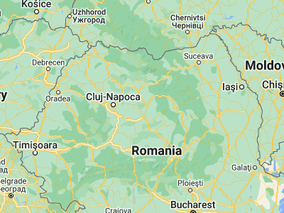 Map showing location of Băla (46.71667, 24.5)