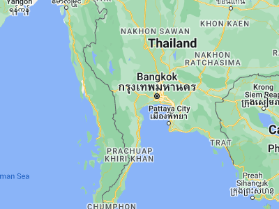 Map showing location of Bang Khon Thi (13.46906, 99.94021)