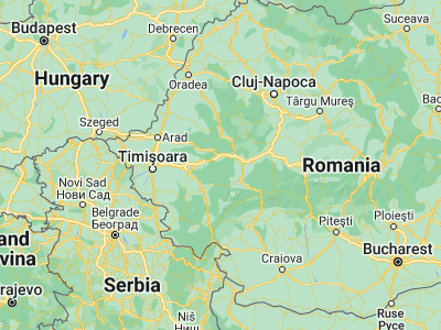 Map showing location of Bătrâna (45.78333, 22.58333)