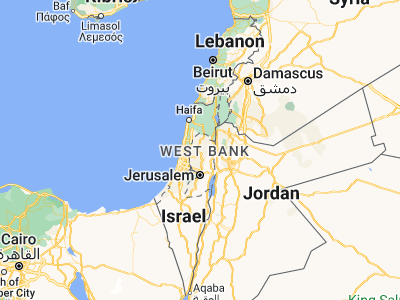 Map showing location of Bayt Ībā (32.23719, 35.20977)