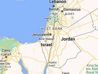 Map showing location of Bayt ‘Īnūn (31.5587, 35.1244)