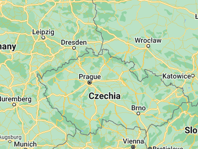 Map showing location of Benátky nad Jizerou (50.29085, 14.82343)