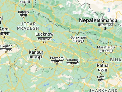 Map showing location of Bīkāpur (26.59452, 82.13253)