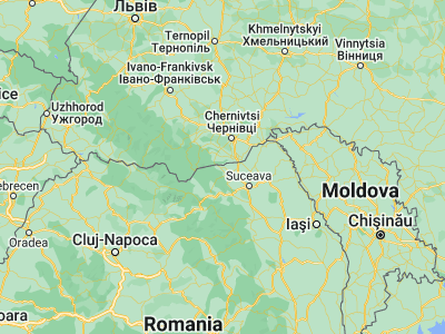 Map showing location of Bilca (47.91667, 25.75)