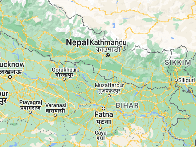 Map showing location of Bīrganj (27.01043, 84.87735)