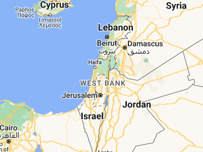 Map showing location of Birqīn (32.45461, 35.26076)