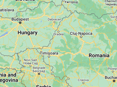 Map showing location of Bocsig (46.41667, 21.95)