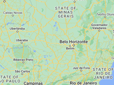 Map showing location of Bom Despacho (-19.73639, -45.25222)