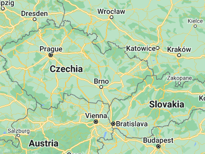 Map showing location of Boskovice (49.48751, 16.65997)