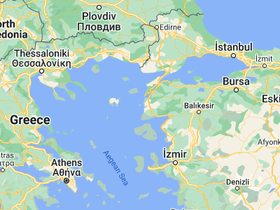 Map showing location of Bozcaada (39.835, 26.06972)