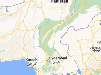 Map showing location of Bozdar (27.18275, 68.63604)