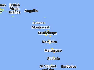 Map showing location of Capesterre-Belle-Eau (16.04322, -61.56596)