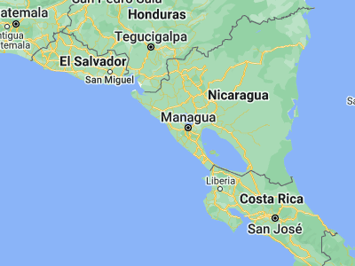 Map showing location of Carlos Fonseca Amador (11.98009, -86.50571)