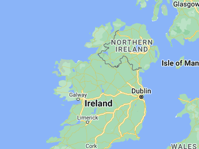 Map showing location of Carrick-on-Shannon (53.94694, -8.09)