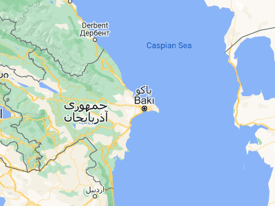 Map showing location of Ceyranbatan (40.54083, 49.65972)