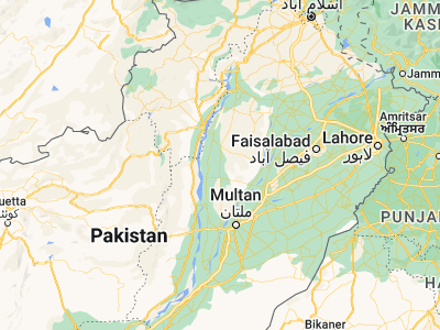 Map showing location of Chak Two Hundred Forty-Nine TDA (31.17959, 71.20946)