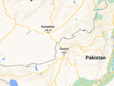 Map showing location of Chaman (30.9236, 66.45116)