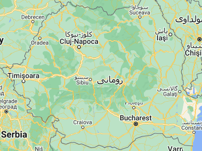 Map showing location of Chirpăr (45.9, 24.6)