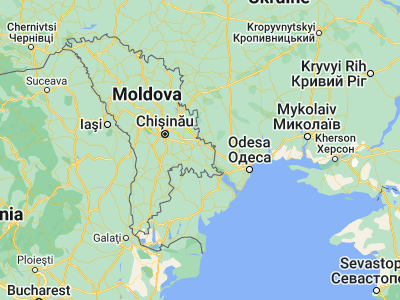 Map showing location of Chiţcani (46.78296, 29.61682)