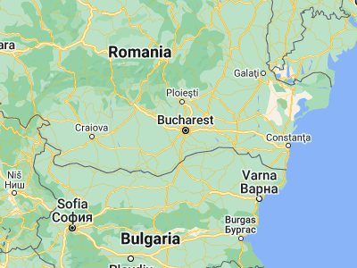 Map showing location of Clinceni (44.37333, 25.95472)