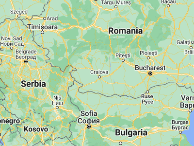 Map showing location of Coţofenii din Faţă (44.45, 23.66667)