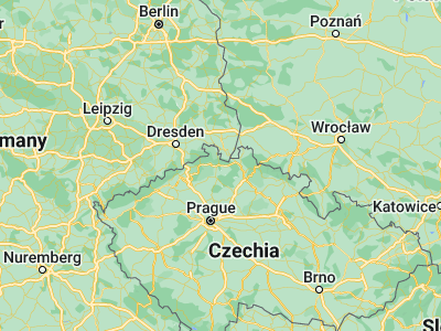 Map showing location of Cvikov (50.77668, 14.63298)