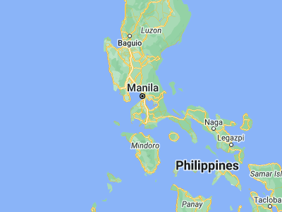 Map showing location of Dasmariñas (14.32944, 120.93667)