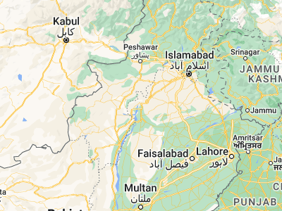 Map showing location of Dāūd Khel (32.87498, 71.57012)