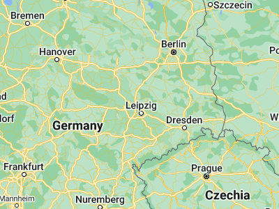 Map showing location of Delitzsch (51.52546, 12.34284)