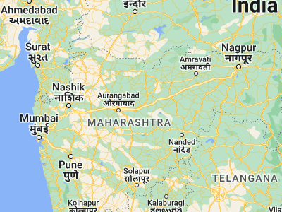 Map showing location of Deūlgaon Rāja (20.01667, 76.03333)