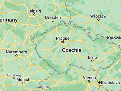 Map showing location of Dobřichovice (49.92749, 14.27469)