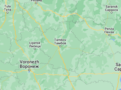 Map showing location of Donskoye (52.77495, 41.47759)