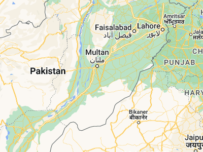 Map showing location of Dunyāpur (29.7995, 71.71958)