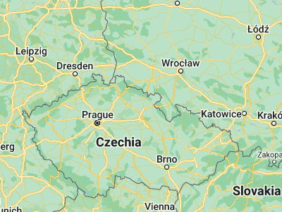 Map showing location of Dvůr Králové nad Labem (50.43172, 15.81402)