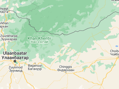 Map showing location of Eg (48.68333, 110.18333)