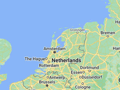 Map showing location of Enkhuizen (52.70333, 5.29167)