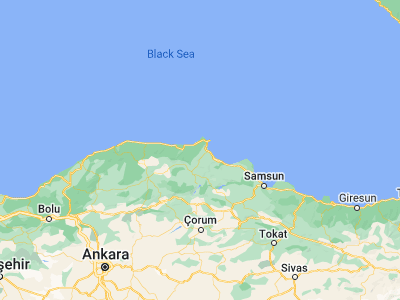 Map showing location of Erfelek (41.87926, 34.91838)