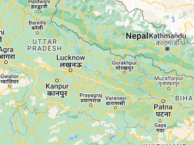 Map showing location of Faizābād (26.77691, 82.13292)