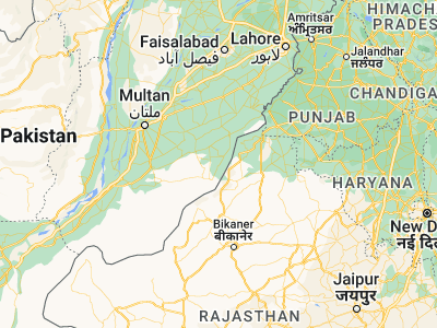 Map showing location of Faqīrwāli (29.46631, 73.03403)