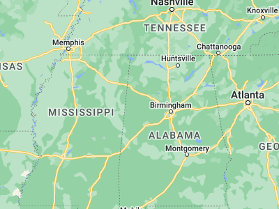 Map showing location of Fayette (33.68455, -87.83085)