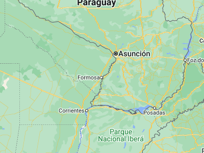 Map showing location of Formosa (-26.17753, -58.17814)