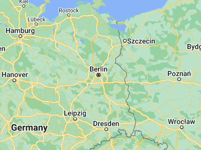 Map showing location of Friedrichsfelde (52.50575, 13.50812)