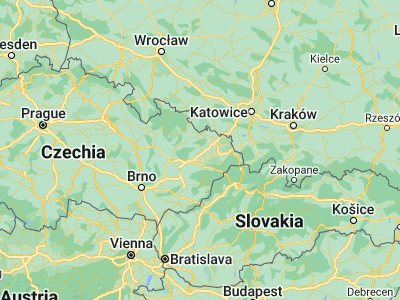 Map showing location of Fulnek (49.71238, 17.90319)