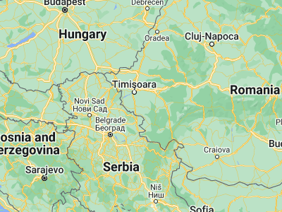 Map showing location of Gătaia (45.43111, 21.43)